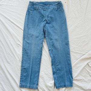 Sexy Slim-Sation By Multiples Jegging Denim Straight Stretch Legging Jeans sz 14